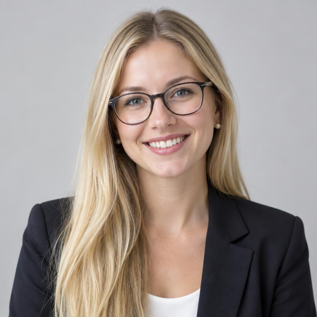 Portrait of a smiling female software instructor